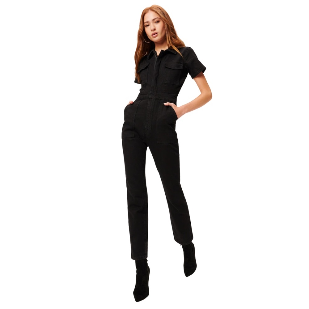 Good American Fit For Success Jumpsuit NWT